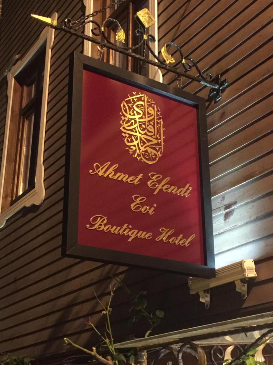 Ahmet Efendi Evi Hotell Istanbul Exteriör bild